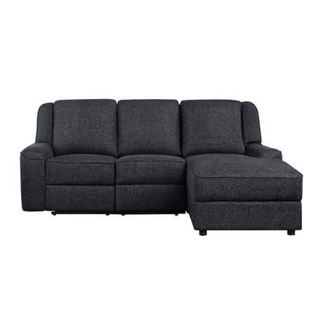 Monterey reclining sectional left loveseat view