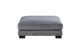 Traverse Gray Corduroy Fabric Sectional Sofa main view