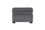 Traverse Gray Corduroy Fabric Sectional Sofa main view