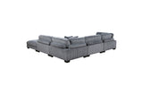 Living room arrangement with sectional sofa
