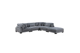 Primary front view of sectional sofa