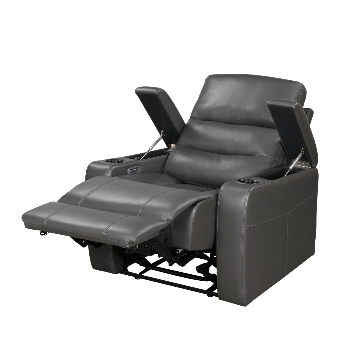 Recliner fully extended position