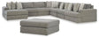 Avaliyah Ash 7-Piece Sectional with Ottoman — product image 2