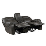 Back view showing attached cushions