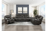 Gainesville Reclining Loveseat with Center Console side view