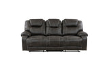 Glider Reclining Chair upholstered in chocolate color