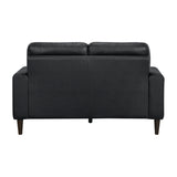 Lewes Loveseat showing track arm design