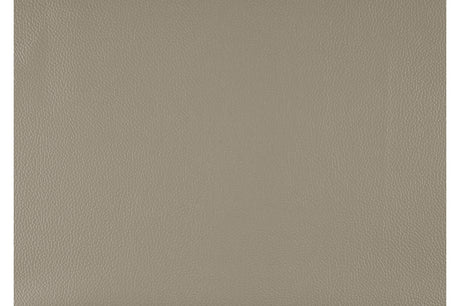close-up swatch of Lewes Latte leather upholstery