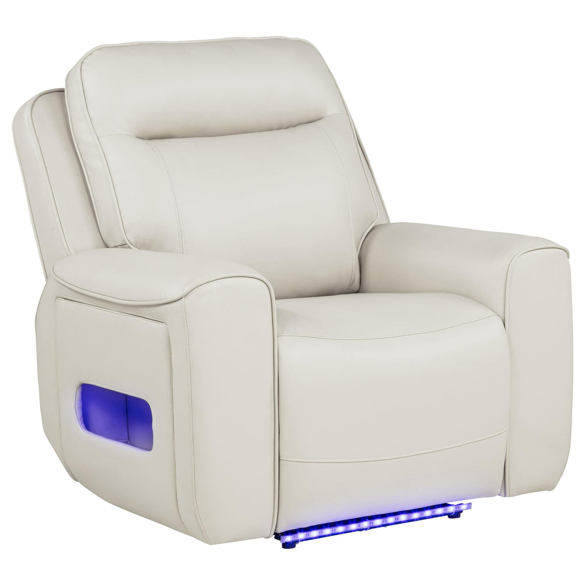 Rojas 3-Piece Dual Power Reclining Sofa Set with Drop-Down Console Greige — product image 7