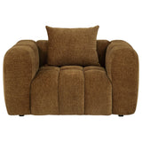 Lazaro Fabric Upholstered Wide Channel Accent Chair Bronze — product image 2