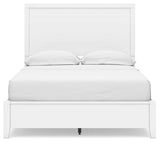 Binterglen White Full Panel Bed — front view
