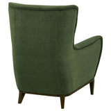 Catala Upholstered High Back Accent Chair in Matcha and Coffee — product image 8