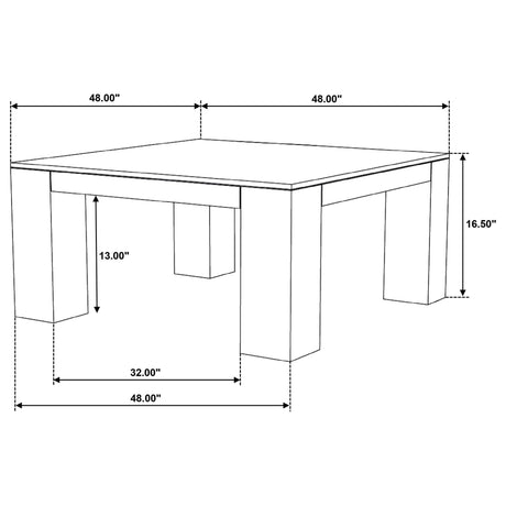 Butte 3-Piece Mango Wood Coffee and End Table Set Natural — product image 11