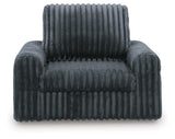 HamlinBay Gunmetal Chenille Power Gliding Chaise view 4