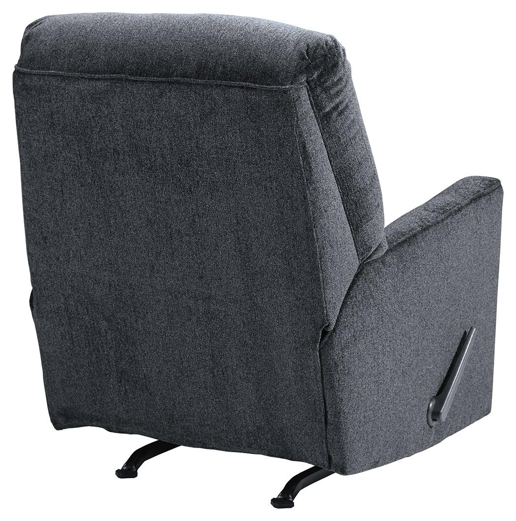 Altari Alloy Chenille Recliner back side reclining