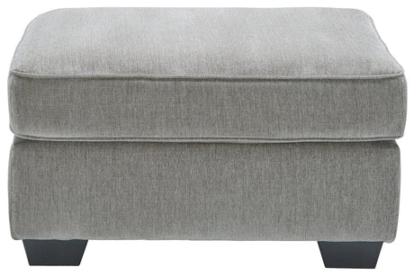 Altari Alloy Chenille Oversized Accent Ottoman styled in living room