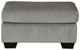 Altari Alloy Chenille Ottoman head-on view