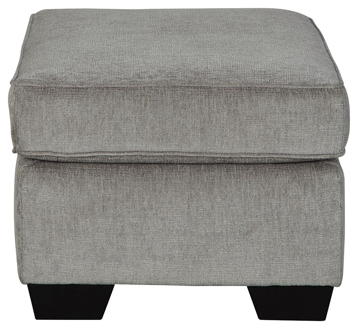 Altari Alloy Chenille Ottoman side profile