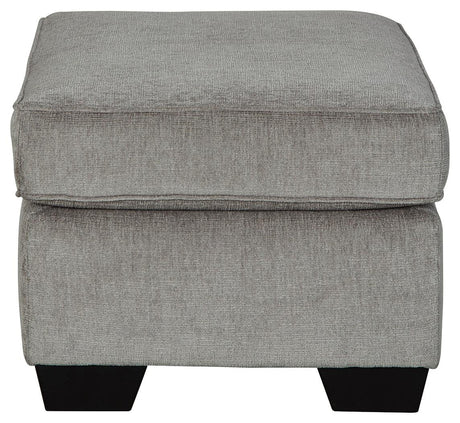 Altari Alloy Chenille Ottoman side profile