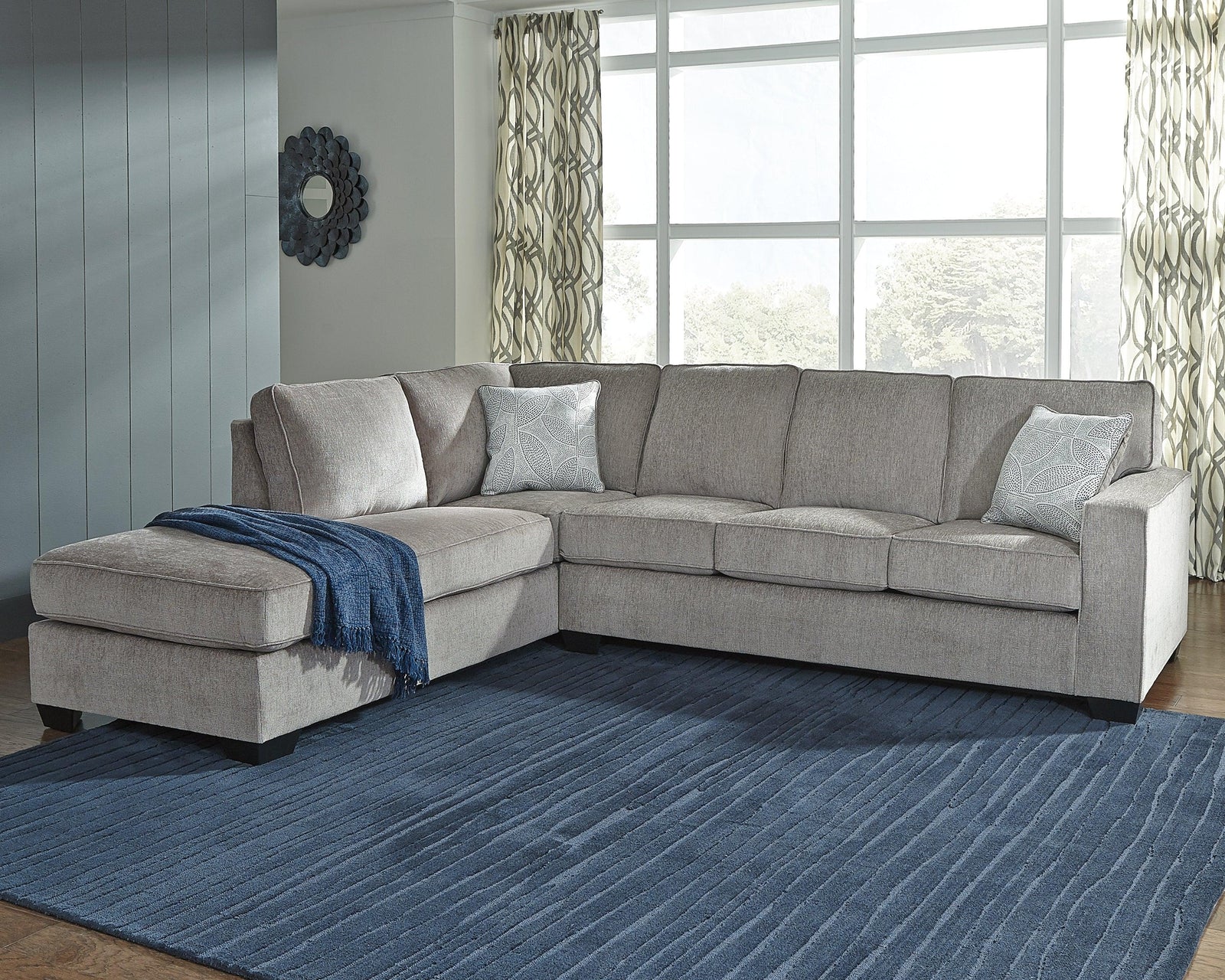main view of Altari Alloy Chenille 2-Piece Sectional With Chaise sectional sofa