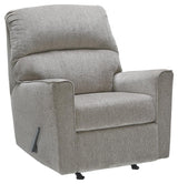 Altari Alloy Chenille Recliner side view