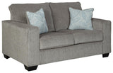 Altari Alloy Chenille Loveseat head-on front view