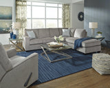 Altari Alloy Chenille 2-Piece Sleeper Sectional With Chaise 87214S3 - Ella Furniture