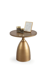 Living room featuring Pomela Gold coffee table set
