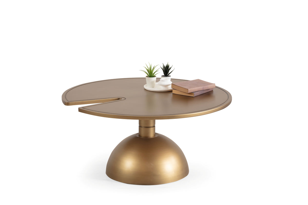 Pomela coffee tables side and center set from front angle