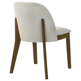 Mueller Upholstered Dining Side Chair Brown and Beige Set of 2 — product image 8