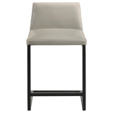 Vardon Genuine Leather Tan Counter Height Chair Set of 2 — product image 3