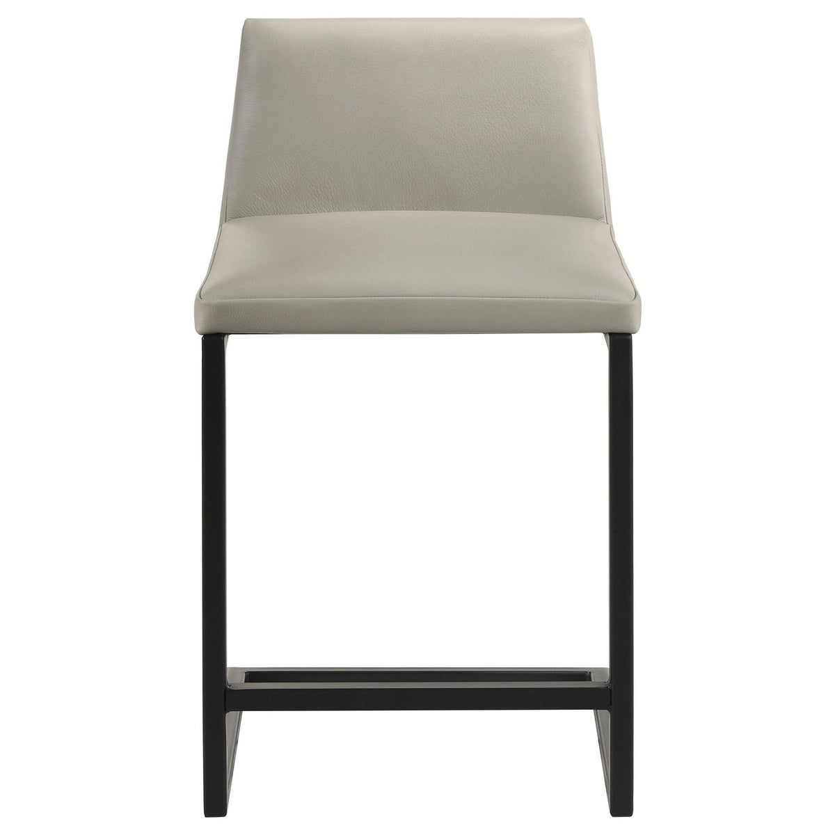 Vardon Genuine Leather Tan Counter Height Chair Set of 2 — product image 3