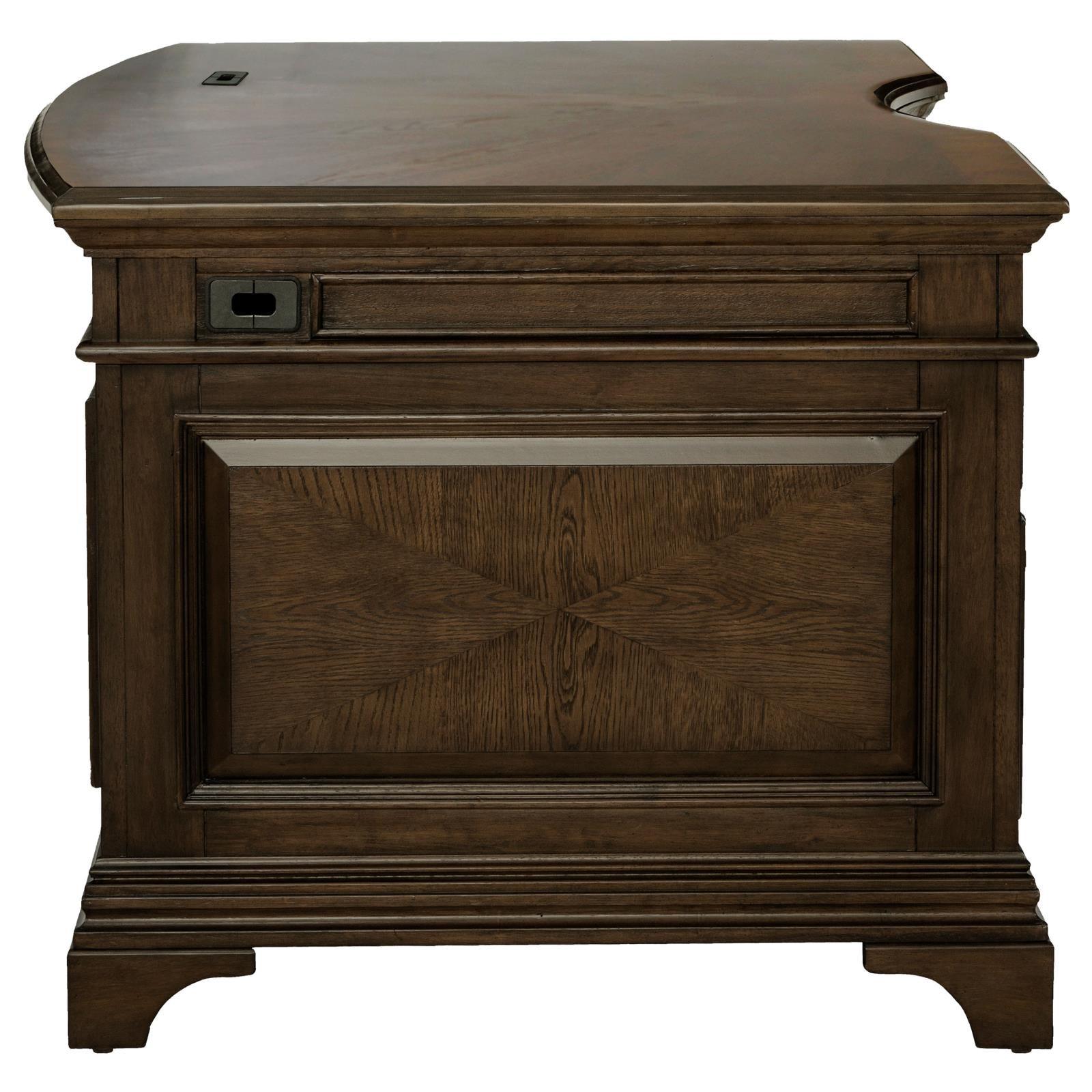 View of felt-lined top drawer