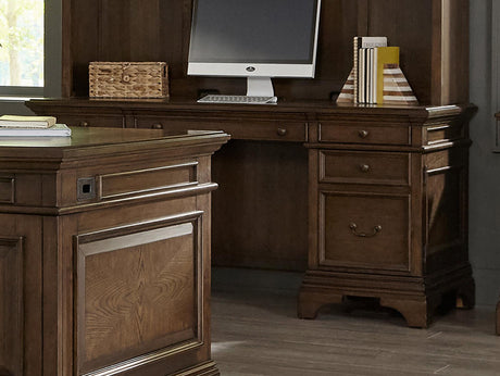 Hartshill Burnished Oak Credenza front view