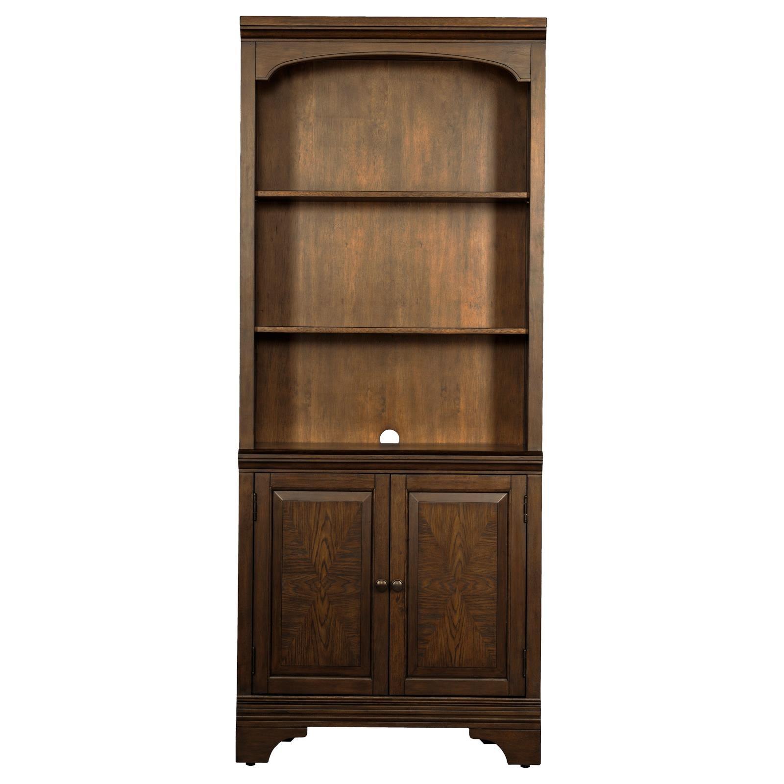 Full height view of Hartshill Bookcase with Cabinet