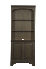 Bracket-style legs supporting the Hartshill Bookcase