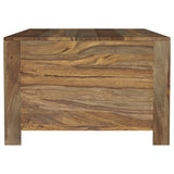 Esther 3-Piece Solid Sheesham Coffee and End Table Set Natural — product image 9