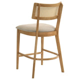 Fabra Cane Back Counter Height Chair Honey Wheat Set of 2 — product image 7