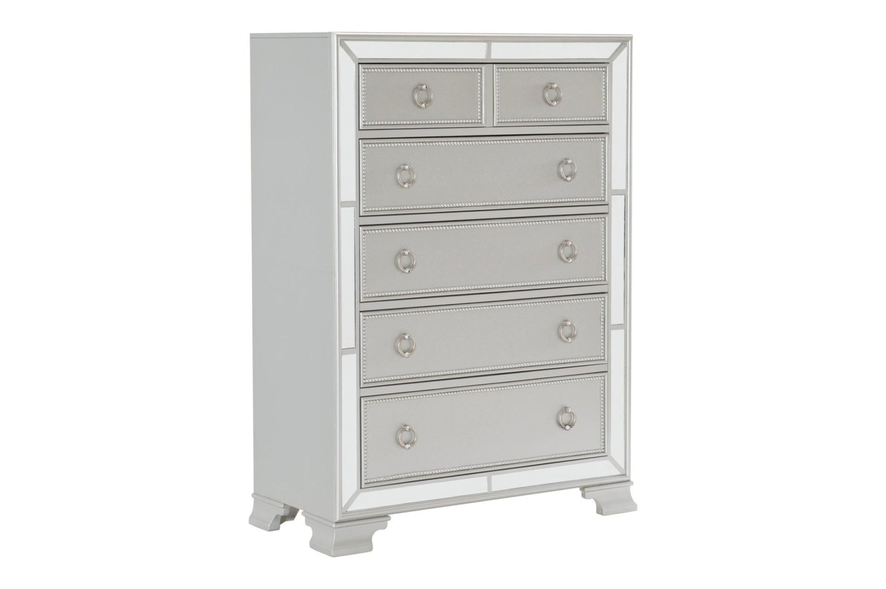 Avondale Gray Upholstered Tufted Panel Bedroom Set