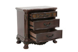 Deryn Park Cherry Modern Traditional Solid Wood Poster Bedroom Set - Ella Furniture