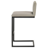 Vardon Genuine Leather Tan Bar Stool Set of 2 — product image 5