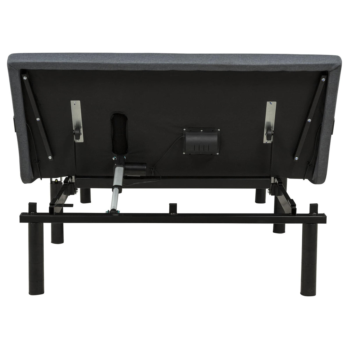 Weston Full Dual-Motor Massage Adjustable Bed Base in Black and Grey — product image 9
