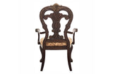 Deryn Park Cherry Traditional Solid Wood Plush Upholstered Seat Rectangular Dining Room Set - Ella Furniture