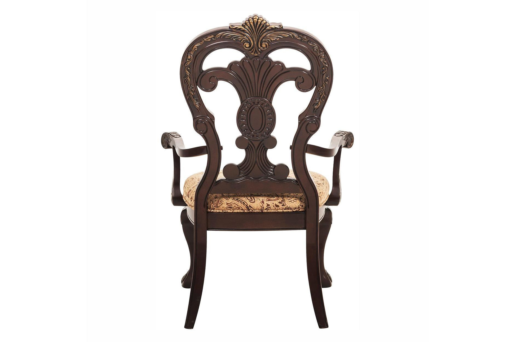 Deryn Park Cherry Traditional Solid Wood Plush Upholstered Seat Rectangular Dining Room Set - Ella Furniture