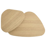 Lester 2-Piece Triangular Nesting Coffee Table Set Honey Oak — product image 6