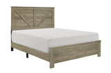 Gray Panel Bedroom Set bed side view