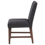 Naser Parsons Dining Side Chair Grey and Dark Walnut (Set of 2) — product image 6