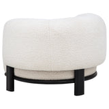 Full foam tight back detail of Lawler chair