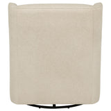 Swivel base of Serra boucle recliner chair