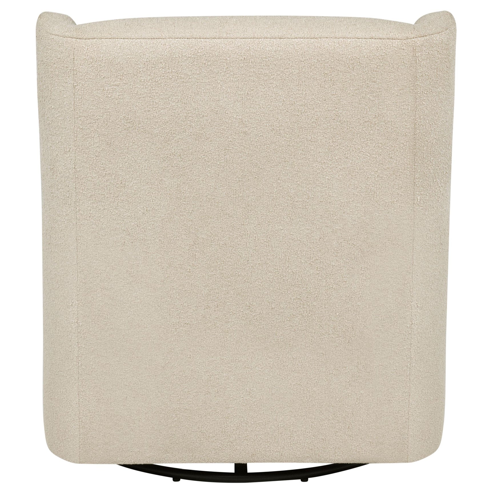 Swivel base of Serra boucle recliner chair